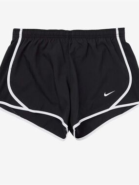 Nike Black Shorts with White Trim for Kids